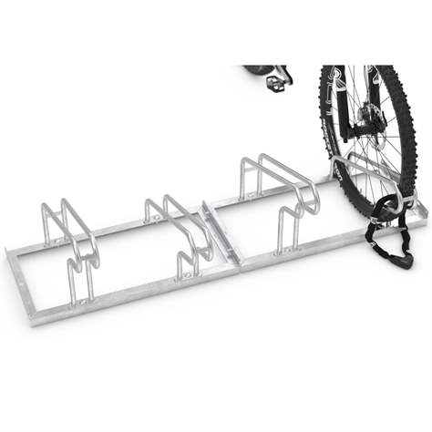 Fahrradständer - Bügelparker, platzsparend, einseitig, 6 Stellplätze - WSM - Walter Solbach Metallbau GmbH - Bild4