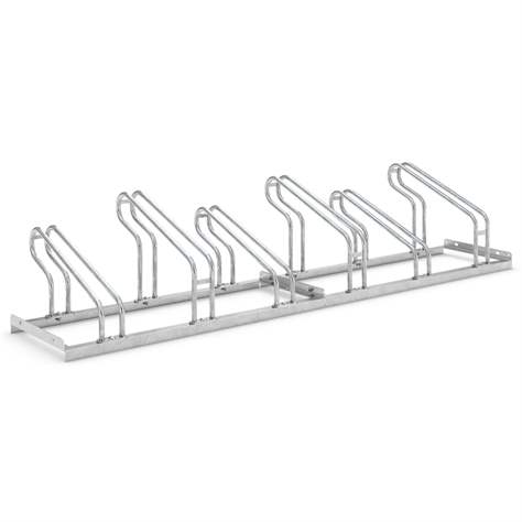 Fahrradständer - Bügelparker, platzsparend, einseitig, 6 Stellplätze - WSM - Walter Solbach Metallbau GmbH