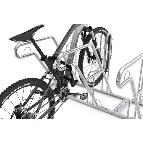 Fahrradständer mit Anlehnbügeln, einseitig, 2 Stellplätze - WSM - Walter Solbach Metallbau GmbH - Bild3