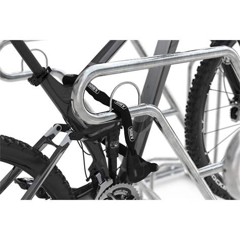 Fahrradständer mit Anlehnbügeln, einseitig, 2 Stellplätze - WSM - Walter Solbach Metallbau GmbH - Bild5