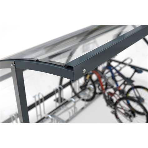 Gewölbter Unterstand, einseitig B02, 2090 x 2290 x 2100 mm - WSM - Walter Solbach Metallbau GmbH - Bild3