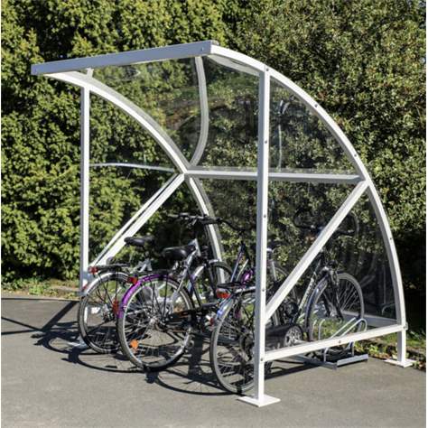 Gewölbter Unterstand, einseitig B02, 2090 x 2290 x 2100 mm - WSM - Walter Solbach Metallbau GmbH - Bild5