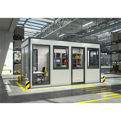 Hallenbüro SmartUnit 14, 5906 x 2456 mm, 14,51 m2 - WSM - Walter Solbach Metallbau GmbH - Bild9