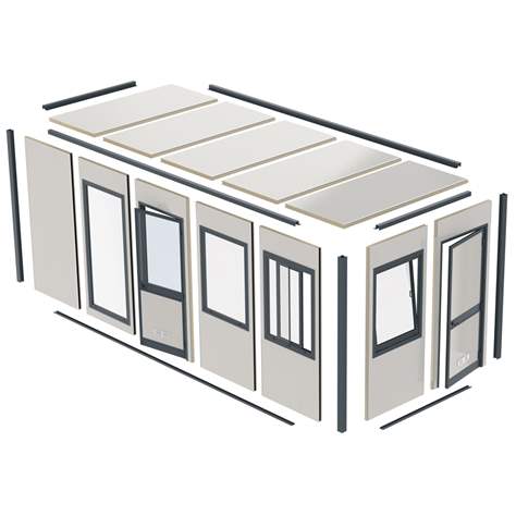 Hallenbüro SmartUnit 14, 5906 x 2456 mm, 14,51 m2 - WSM - Walter Solbach Metallbau GmbH - Bild10