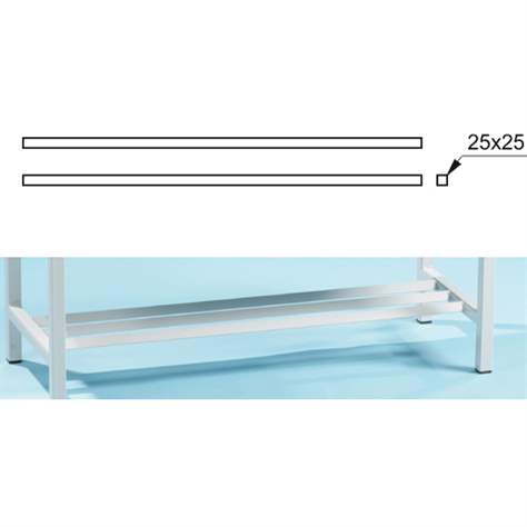 Profile de otel pentru depozitarea pantofilor, lungime 1000 mm - Kovona Lysa nad Labem