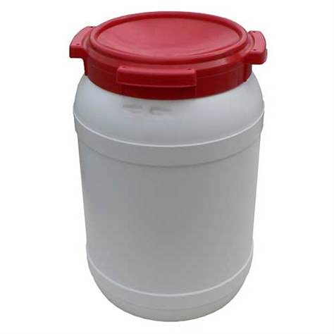 Weithalsfass mit schraubarem Deckel, Inhalt 20 l, Material HDPE