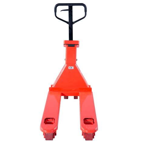 Transpalet manual cu cântar, cap. port. 2500 kg, roți din poliuretan - imagine5