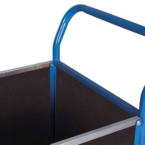 Plattformwagen VARIOfit mit 3 hohen Wänden, 1600 x 800 mm, Tragfähigkeit 1000 kg - Cordes - Bild3