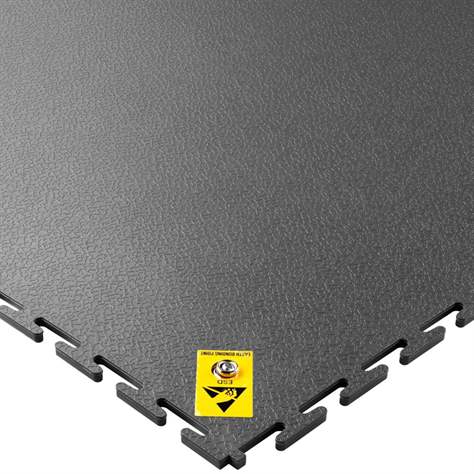ToughLock - ESD Bodenfliesse aus PVC, 0,5 x 0,5 m, mit Anschluss - COBA Europe GmbH - Bild4