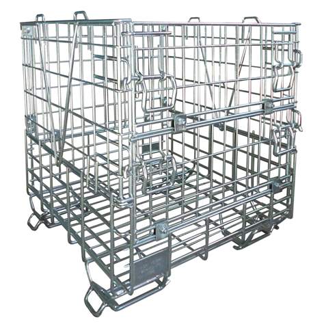 Drahtbox, klappbar, verzinkt,800 x 600 x 785 mm