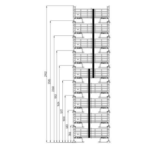 Drahtbox, klappbar, verzinkt,800 x 600 x 785 mm - Bild4