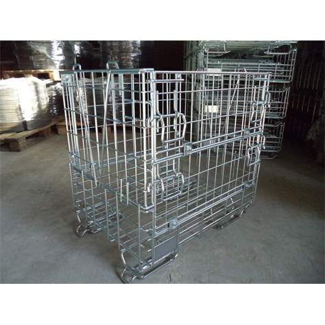 Drahtbox, klappbar, verzinkt,800 x 600 x 785 mm - Bild5