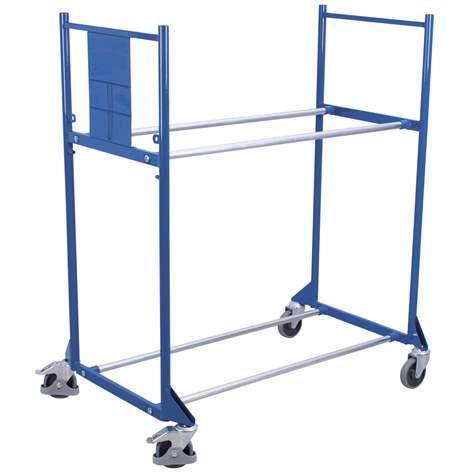 VARIOfit Transportwagen für Reifen, 2 Etagen, HxB: 1430x1205 mm, Tragfähigkeit 300 kg - Cordes