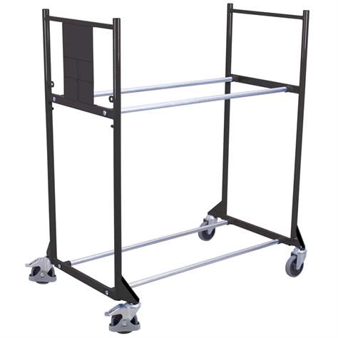 VARIOfit Transportwagen für Reifen, 2 Etagen, HxB: 1430x1205 mm, Tragfähigkeit 300 kg - Cordes - Bild4