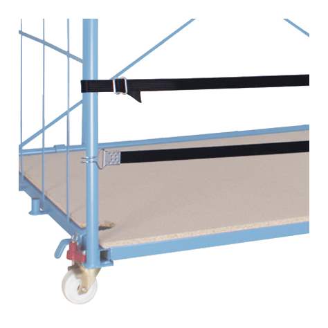 Bandă de tensionare pentru asigurarea încărcăturii, cu cârlige, lungime 1800/2000 mm