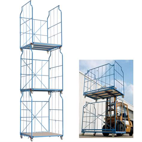 Container stivuibil tip boxcontainer STANDARD Corlette, mobil, LxlxI: 1300 x 1150 x 1800 mm - imagine3
