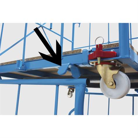 Container stivuibil tip boxcontainer STANDARD Corlette, mobil, LxlxI: 2500 x 1150 x 1800 mm - imagine3