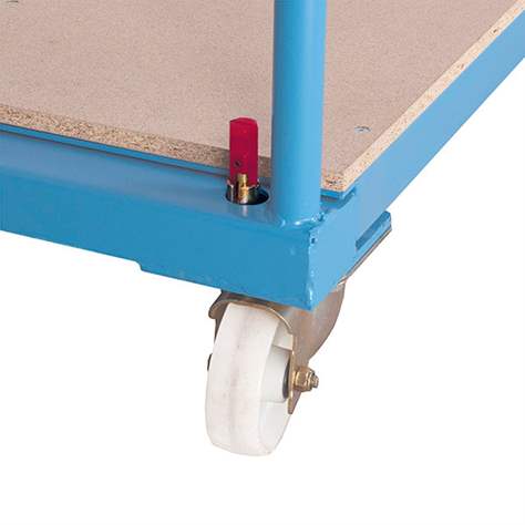 Stapelbox UNIVERSAL-Corlette, fahrbar, Maschen 500x260 mm, LxTxH: 2000 x 1150 x 1850 mm - Bild7