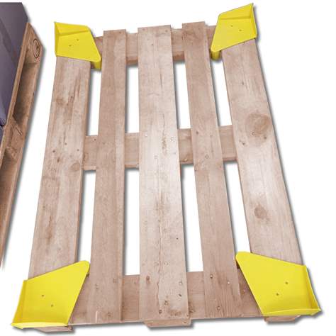 Kunstoff-Gleitschutzecken für EUR-Paletten, VE 4 Stück