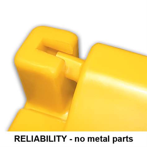 Streugutbehälter, Volumen 300 l, Gelb - Bild7