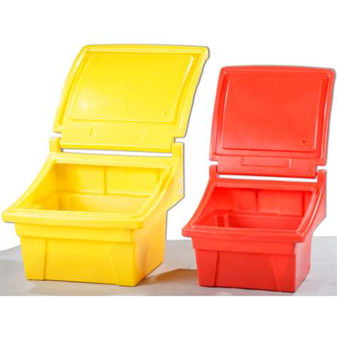 Streugutbehälter, Volumen 50 l, Rot - Bild7