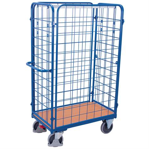 Gepäckwagen VARIOfit, hoch 1820 mm, 4-seitig, Ladefläche 1000x700 mm, Tragfähigkeit 500 kg - Cordes