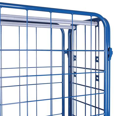 Gepäckwagen VARIOfit, hoch 1820 mm, 4-seitig, eine Wand klapbar, Ladefläche 1200x800 mm, Tragfähigkeit 500 kg - Cordes - Bild7