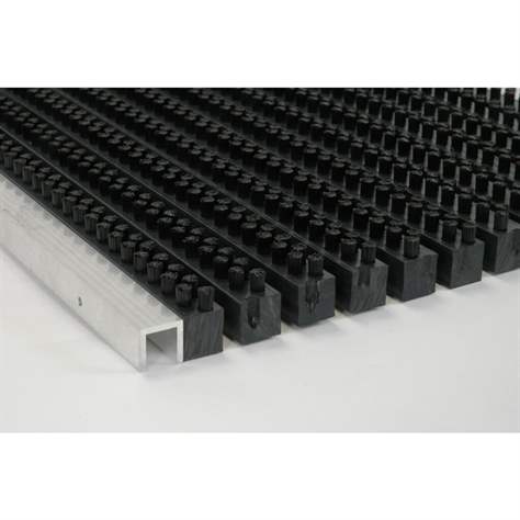 Schmutzfangmatte Brushwell im Einbaurahmen, Preis für m2, Farbe Schwarz - Bild2
