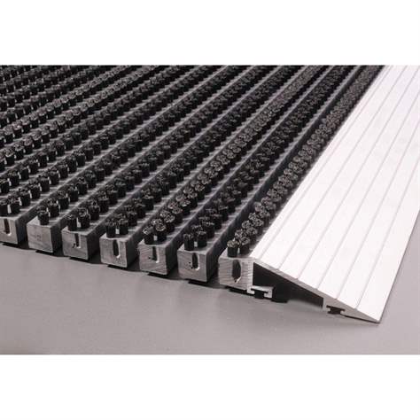 Brushwell-Bürstenmatte im Einfahrrahmen, Preis pro m2, Farbe schwarz - Bild3