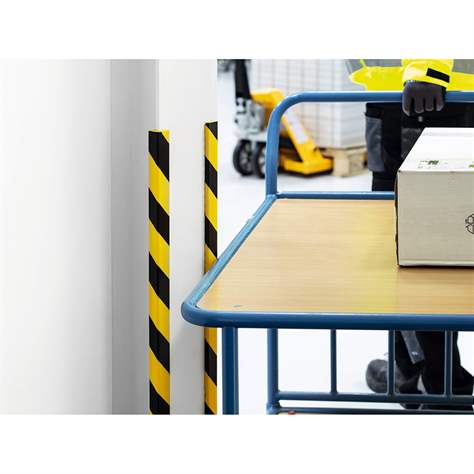 Ochranný profil pro ostré hrany, samolepící, barva žluto-černá, délka 1 m, balení 5 ks - DURABLE Hunke & Jochheim GmbH - obrázek5