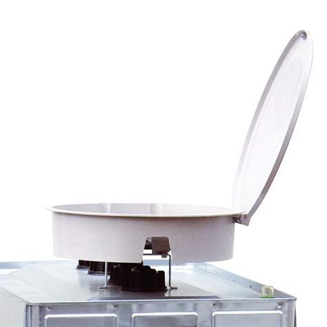 GfK-Einfüllschale mit verschliessbarem Deckel - CEMO GmbH