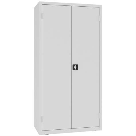 Magazinschrank, 72x große und 160x kleine hängende Regalkästen, H x B x T: 1990 x 1000 x 500 mm, Farbe Lichtgrau RAL7035 - Malow - Bild2