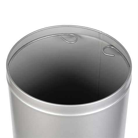 Coș colector selectiv de deșeuri EKO, volum 75 l, recipient principal din oțel lăcuit, culoare verde - Alda S.A. - imagine3