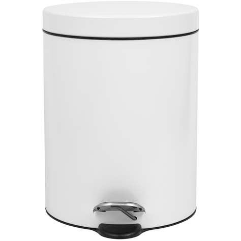 Tritteimer ALDA, Stahl Pulverbeschichtet Farbe Weiß, Volumen 5 l - Alda S.A. - Bild5