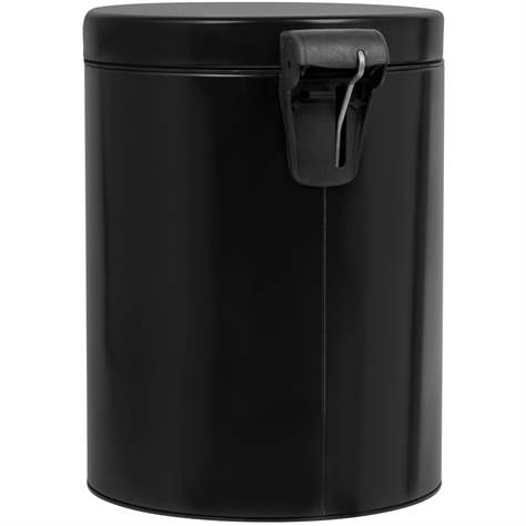 Tritteimer ALDA, Stahl Pulverbeschichtet Farbe Schwarz, Volumen 5 l - Alda S.A. - Bild4