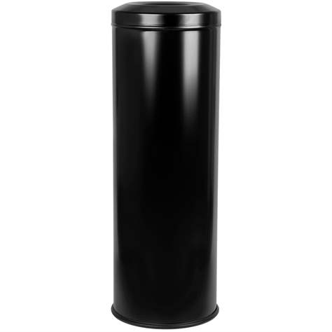 Coș gunoi Fireguard autostingere, volum 30 l, capac oțel inoxidabil și corp culoare neagră - Alda S.A. - imagine4