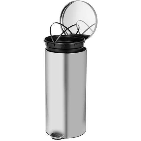 Tritteimer ALDA, Edelstahl matt, Volumen 30 l - Alda S.A. - Bild3