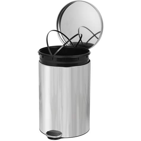 Tritteimer ALDA, Edelstahl glänzend, Volumen 20 l - Alda S.A. - Bild4