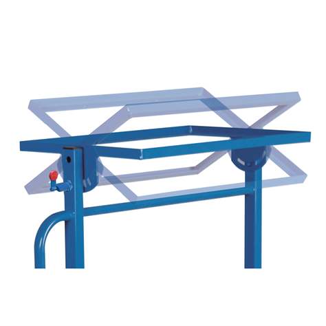 Beistell- und Kommissionierwagen VARIOfit, neigbare Etagen mit Kunststoffbehälter - Cordes - Bild3