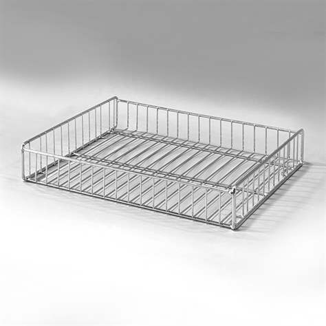 Stapel-Oberkorb, Breite 450 mm, verzinkt-chromatiert