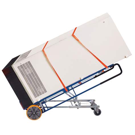 Rudl VARIOfit na objemné a těžké zboží, opěrná kola, nosnost 550 kg, barva antracit RAL7016 - Cordes - obrázek6