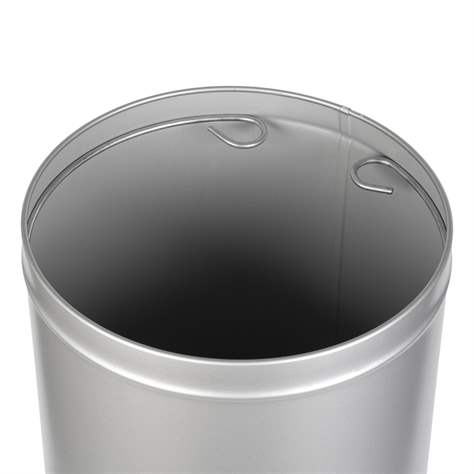 Coș colector selectiv de deșeuri EKO, volum 75 l, recipient principal din oțel lăcuit, culoare verde - Alda S.A. - imagine6