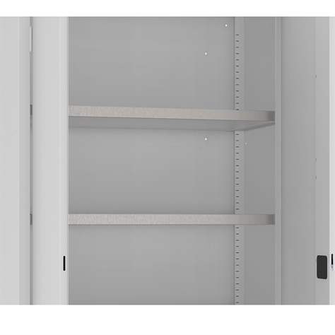 Ocelová police 1000x500 mm, pozinkovaná, nosnost 100 kg - Malow