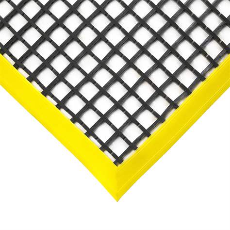 Industrie-Arbeitsmatte Workstation 1,2 x 0,6 m, schwarz mit Sicherheitsrandleisten - COBA Europe GmbH - Bild4