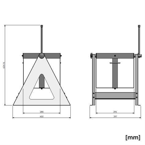 Kippgestelle für Fasshandling für Fässer und Kanister von 20 bis 25 l - Konga Mekaniska Verkstad AB - Bild4