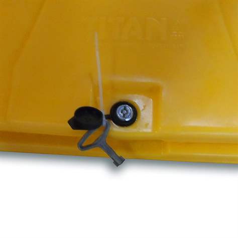 Streugutbehälter, Volumen 150 l, Gelb - Bild9