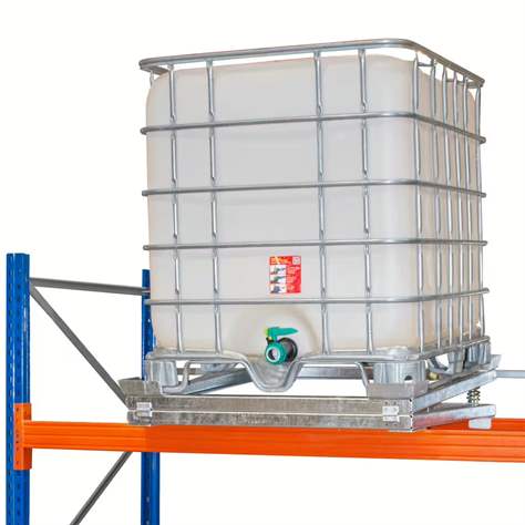 IBC-Restentleerer Typ IR3 für Palettenregale - Bauer GmbH