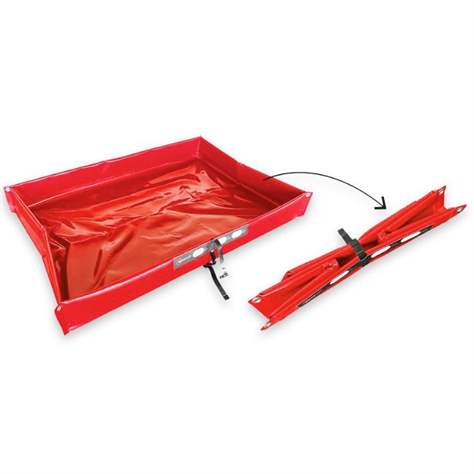 Multifunktions-Faltwanne FASTER, aus PVC, Auffangvolumen 124 l, 1200x800x130 mm - Metal Arsenal Trade s.r.o. - Bild7