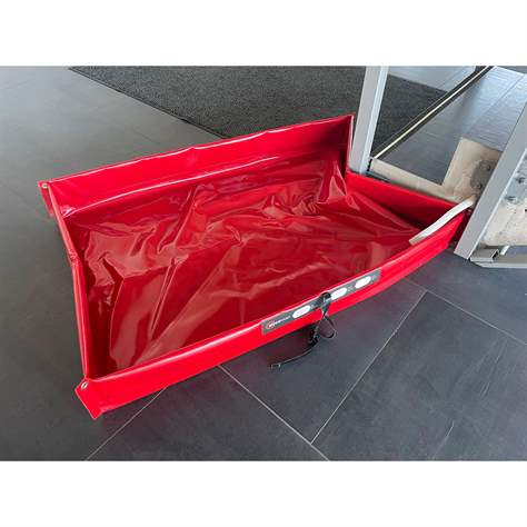 Multifunktions-Faltwanne FASTER, aus PVC, Auffangvolumen 124 l, 1200x800x130 mm - Metal Arsenal Trade s.r.o. - Bild8