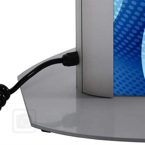 Werbesäule mit LED-Beleuchtung, Höhe 2000 mm - Bild3